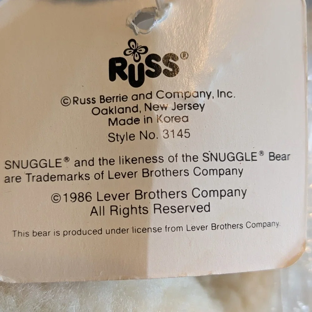 VTG 1986 RUSS SNUGGLE 10